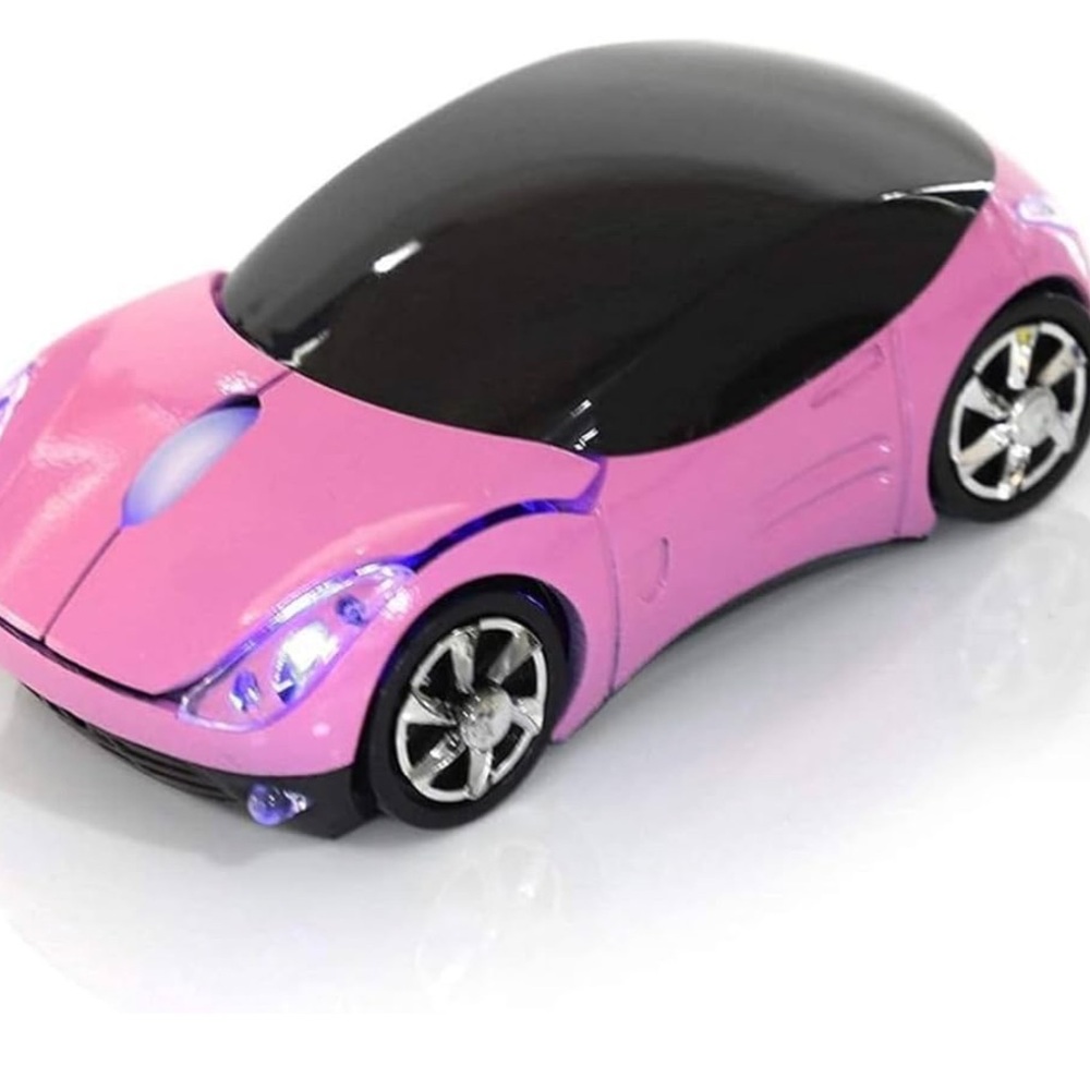 Pink and Black Toy Car